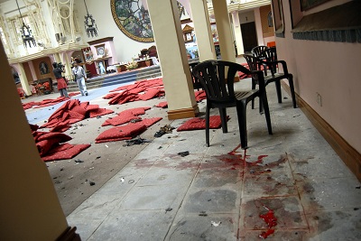 Bomb blast in Church in Kathmandu